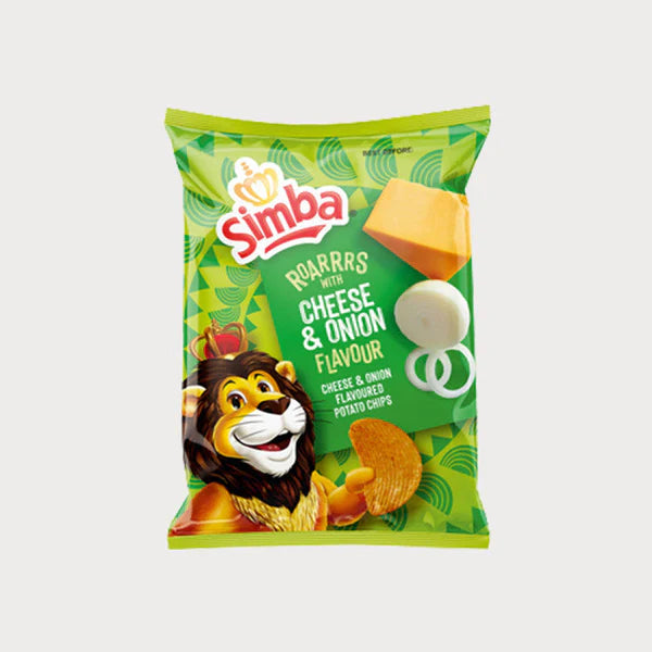 Simba - Käse- und Zwiebel-Kartoffelchips, 120-g-Beutel