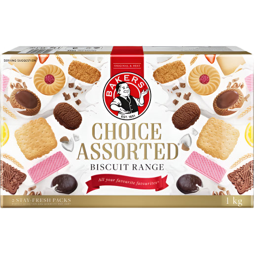 Bakers - Choice Kekse, sortiert, 1 kg