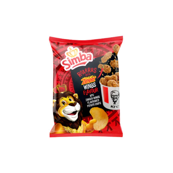 Simba - KFC Zinger Wings Kartoffelchips 120g Beutel
