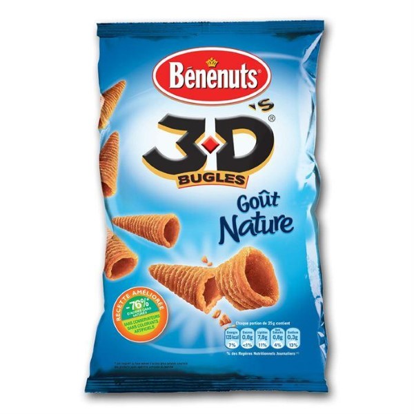 Lays - Benenuts 3D Buggles Gout Nature 85g
