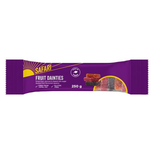 Safari - Mixed Dried Fruit Cubes Assorted 250g