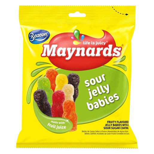 Beacon - Maynards Sour Jelly Babies Fruity Flavour 60g