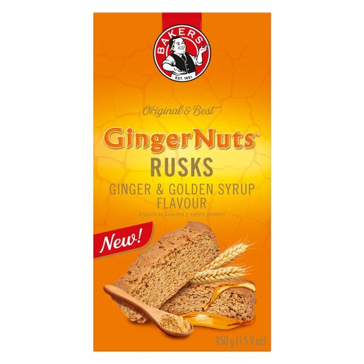 Bakers - Ingwer-Nuss-Zwieback 450g
