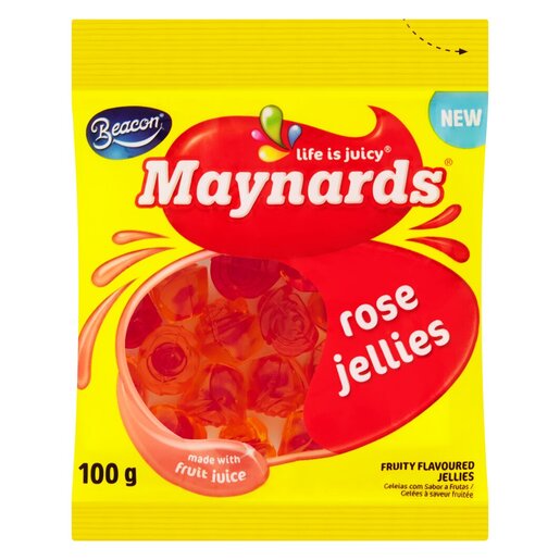 Maynards - Rose Jellies made with Fruit Juice 100g