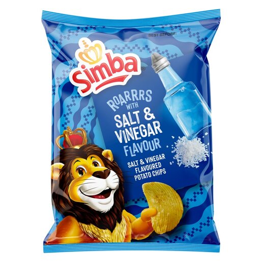 Simba - Kartoffelchips Salz & Essig 120g