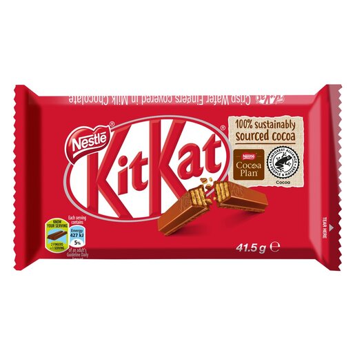 Nestlé - KitKat 4 Finger Milchschokoladenriegel 41,5 g Riegel