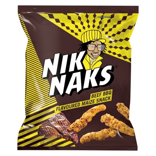 Simba - NikNaks Beef Bbq Flavoured Maize Snack 135g