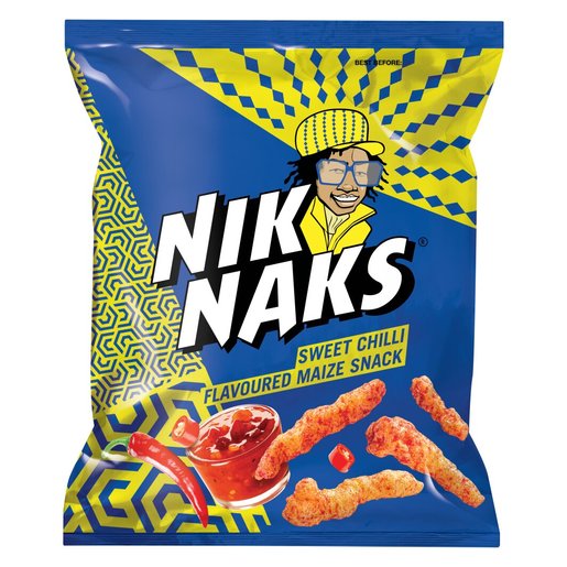 Simba - NikNaks Sweet Chilli Flavoured Maize Snack 135g