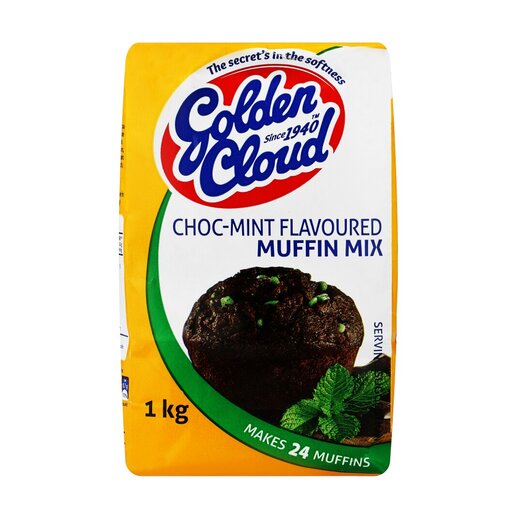 Golden Cloud - Choc Mint Flavoured Muffin Mix 1kg