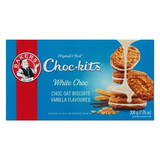Bakers - White Choc-Kits Schoko-Vanille-Kekse 200g