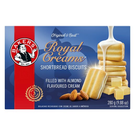 Bakers - Royal Creams Shortbread-Kekse 280 g