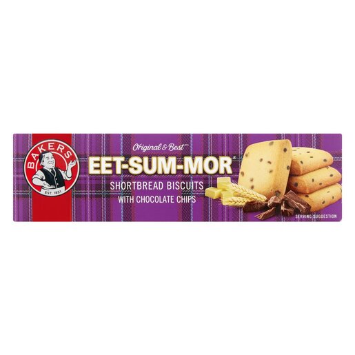 Bakers - Eet-Sum-Mor Shortbread-Kekse mit Schokoladenstückchen, 200 g