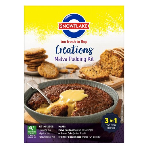 Snowflake - Creations Malva Pudding Kit 3 in 1 400g