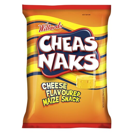 Willards - Cheasnaks Cheese Flavoured Maize Snacks 135g