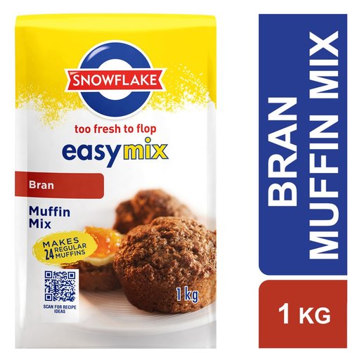 Snowflake - Easy Mix Bran Muffin Mix Makes 24 Muffins 1kg