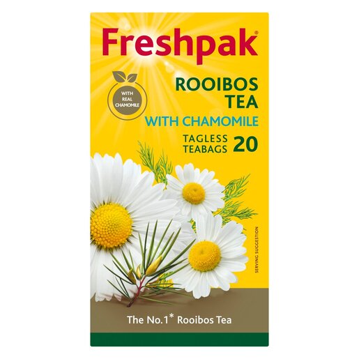 Freshpak - Flavoured Rooibos Tea Chamomile Teabags 20 Pack
