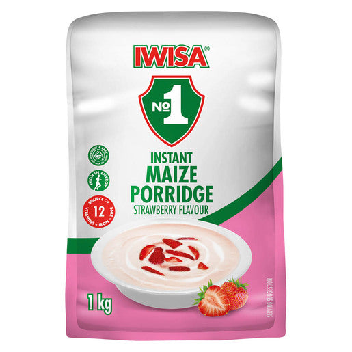 Iwisa - Instant Porridge Strawberry Flavour 1kg