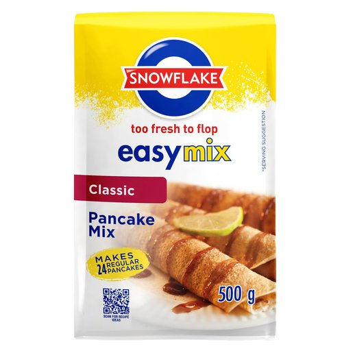 Snowflake - Easy Mix Classic Pancake Mix 500g makes 24 Regular Pancakes