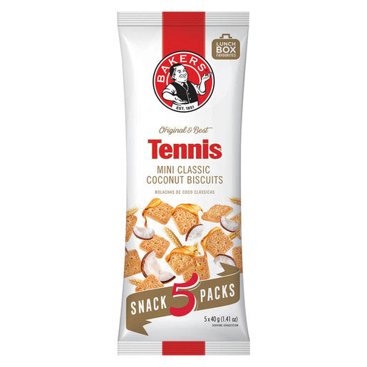 Bakers - Mini-Tennis-Multipack 200 g (5 Packungen)