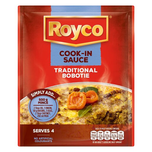 Royco - Traditioneller Bobotie-Kochtopf in Soße, 50 g