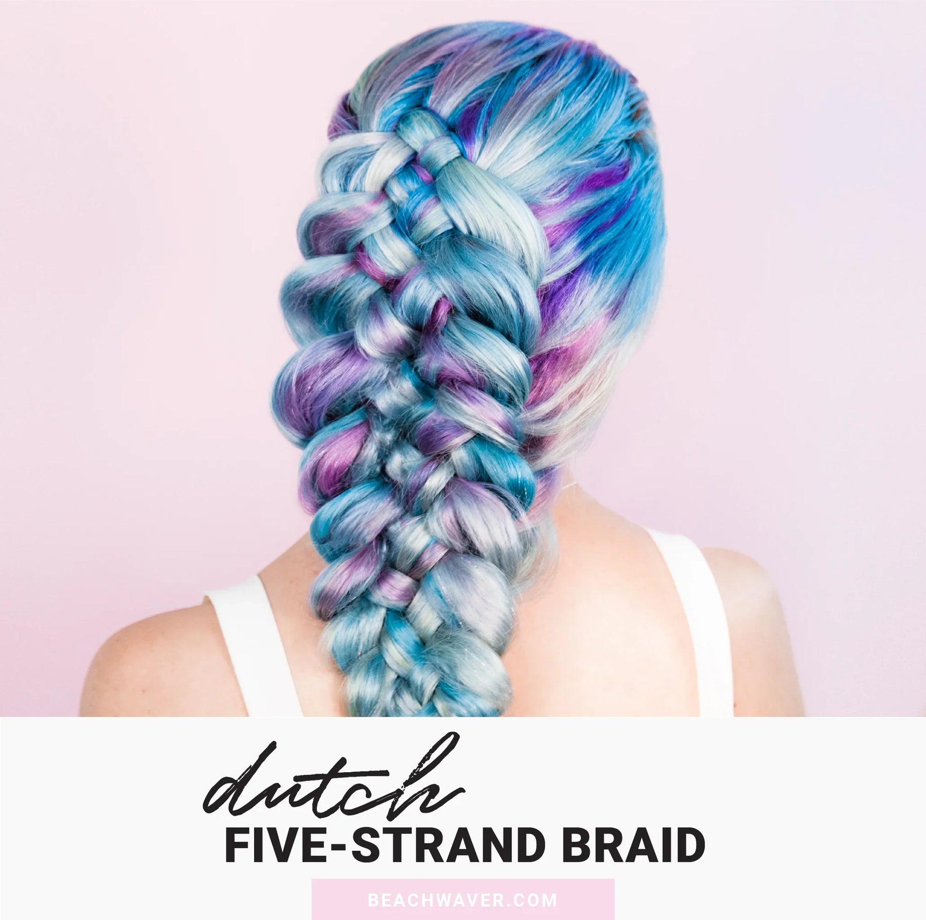How-To: Dutch Five-Strand Braid with The Beachwaver
