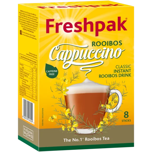 Freshpak - Classic Instant Rooibos Tea Cappuccino Sachets 8 x 20g