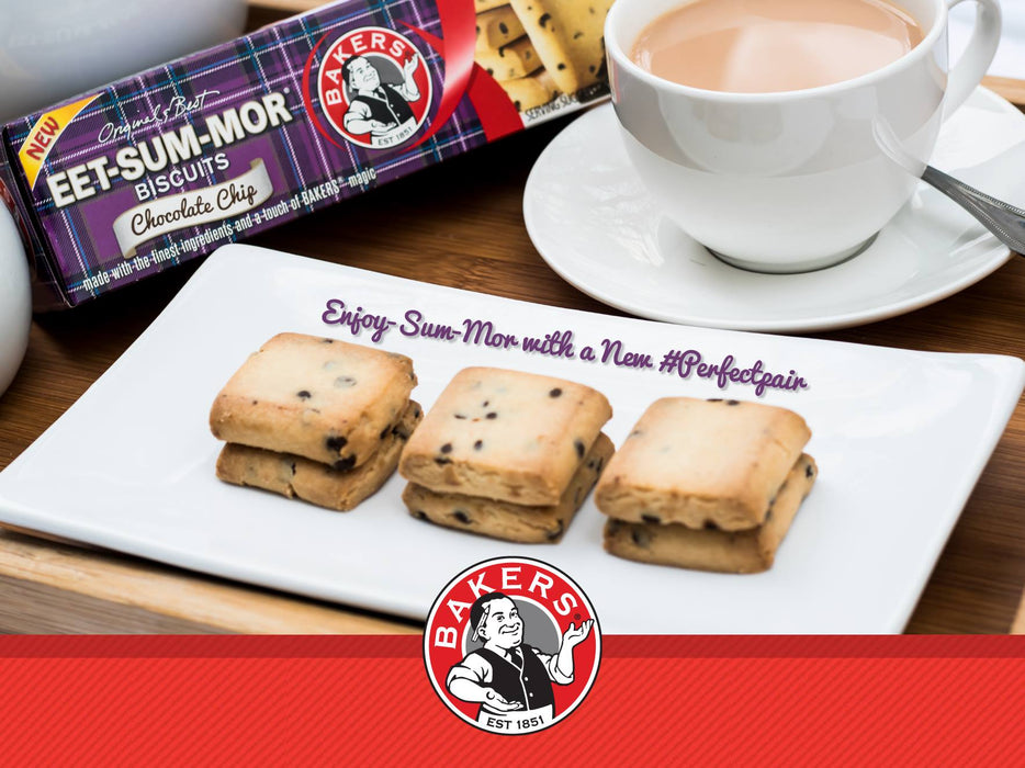Bakers - Eet-Sum-Mor Shortbread-Kekse mit Schokoladenstückchen, 200 g