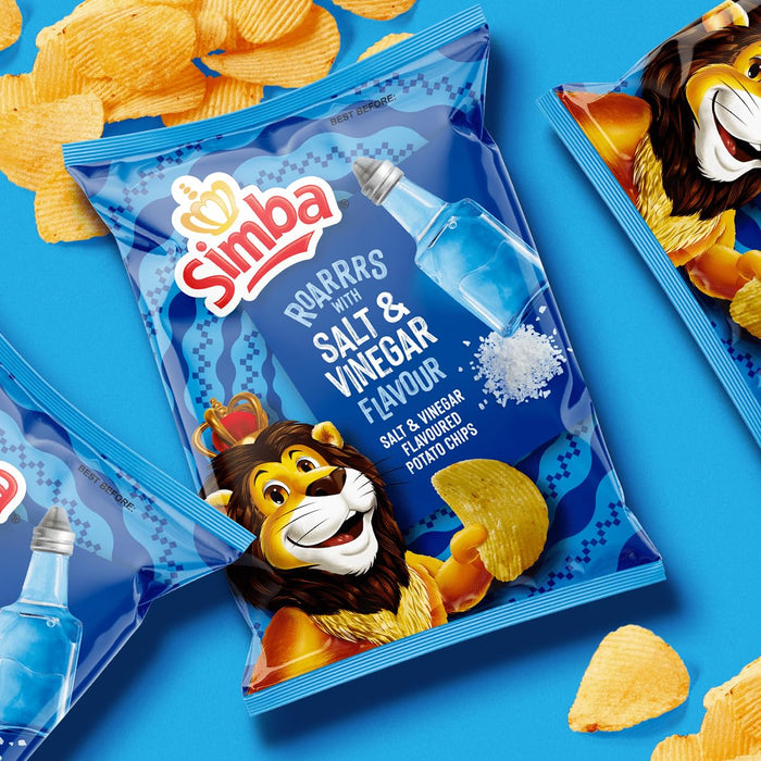 Simba - Kartoffelchips Salz &amp; Essig 120g