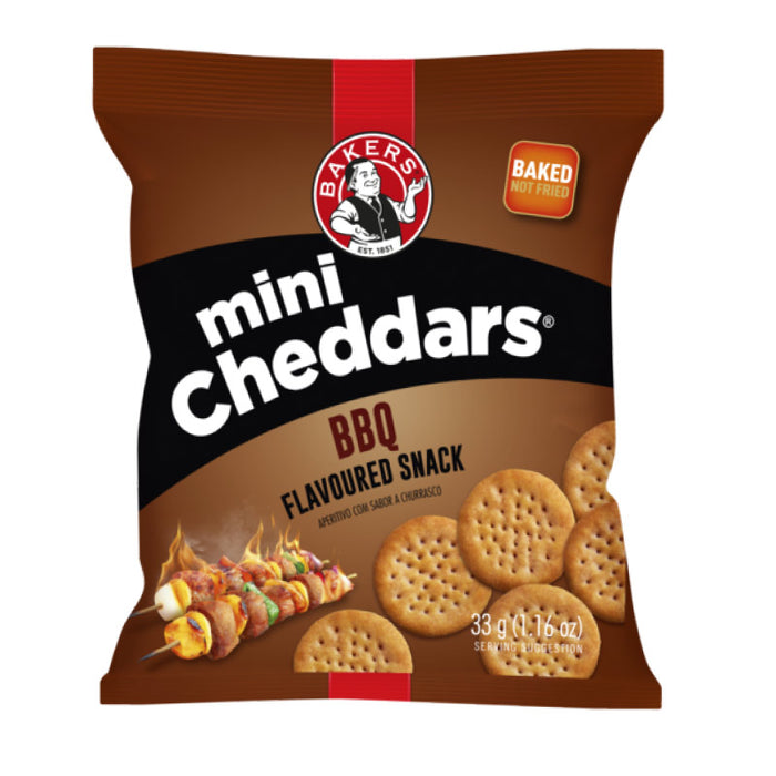 Bakers - Mini Cheddar BBQ (6x33g)