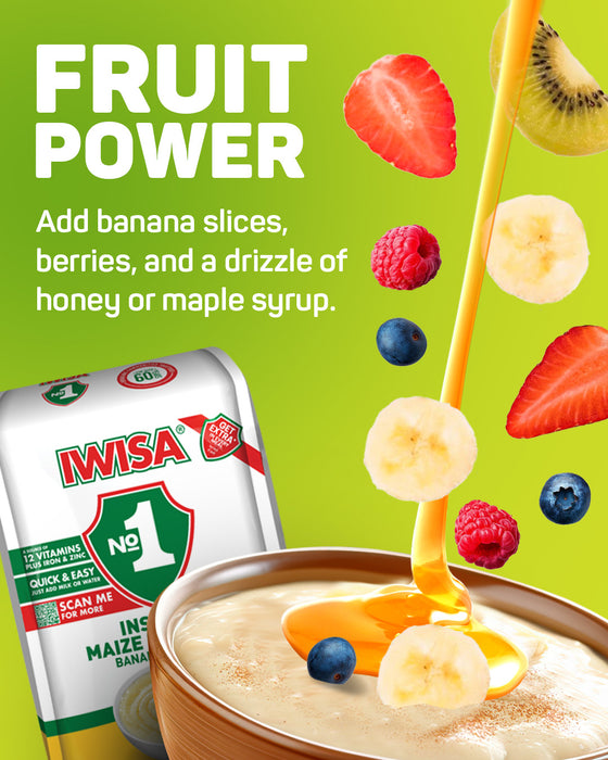 Iwisa - Instant Breakfast Porridge Banana 1kg