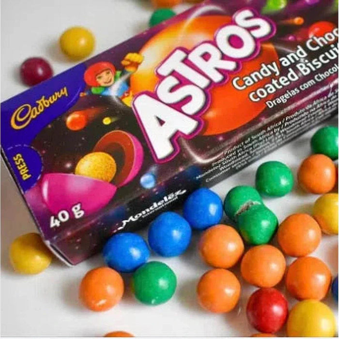 Cadbury - Astros Candy Schokoladenüberzogene Kekse 40g
