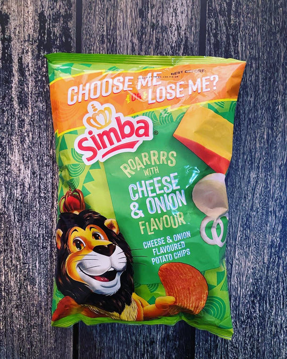 Simba - Cheese & Onion Potato Chips 120g Bags