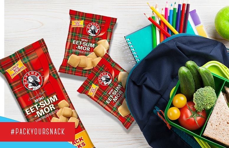 Bakers - Eet-Sum-Mor Mini Shortbread Biscuits Multi Pack (5 Packs x 80g)