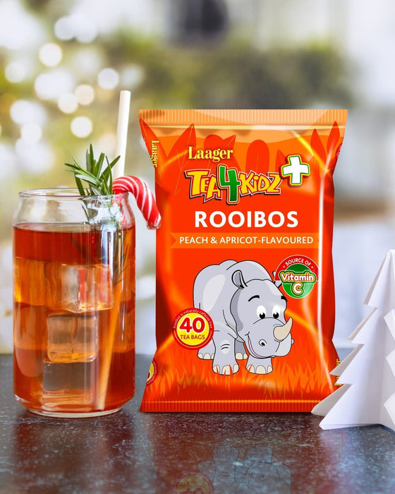 Laager - Tea4Kids Peach Apricot Flavoured Rooibos Tea Bag 40 Packs