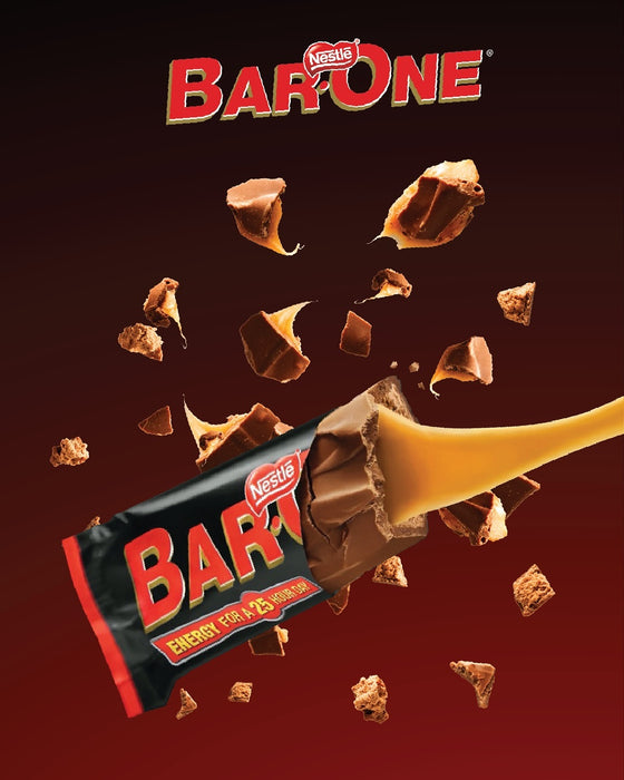 Nestle - Bar One Milk Chocolate with Nougat Caramel 84g Bar