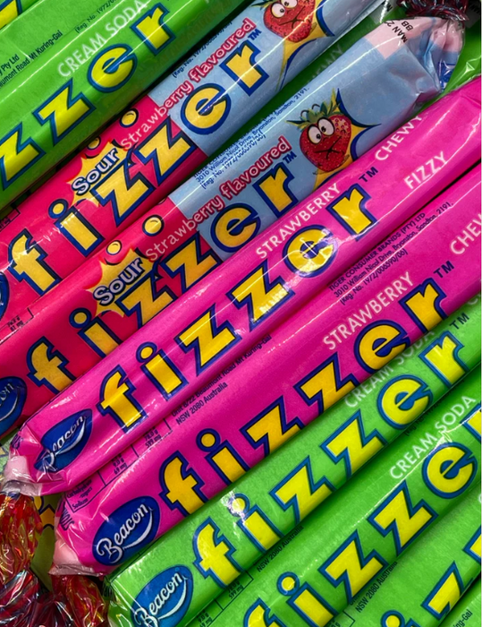 Beacon - Mini Fizzers Erdbeere (100 Stück)