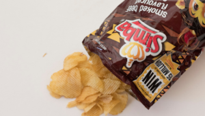 Simba - Kartoffelchips mit geräuchertem Rindfleisch, 120 g Beutel