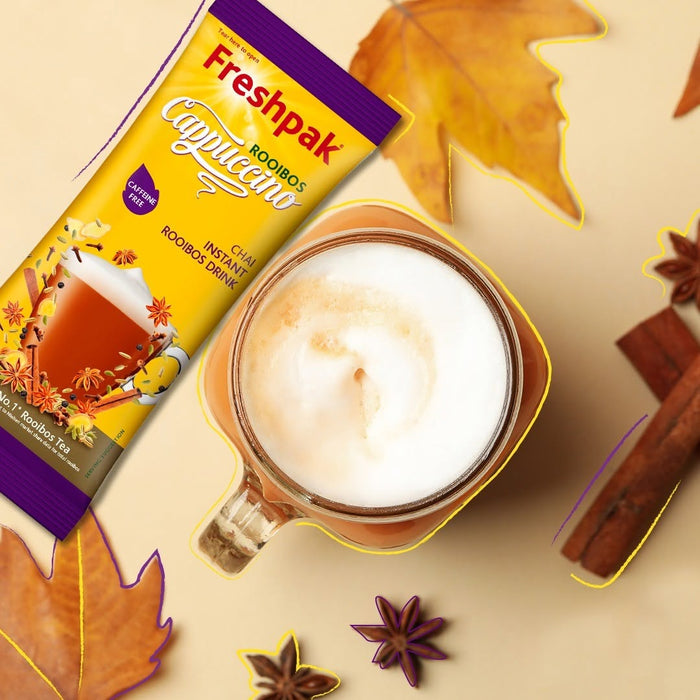 Freshpak - Cappucino Chai Flavoured Instant Rooibos Drink 20g cl