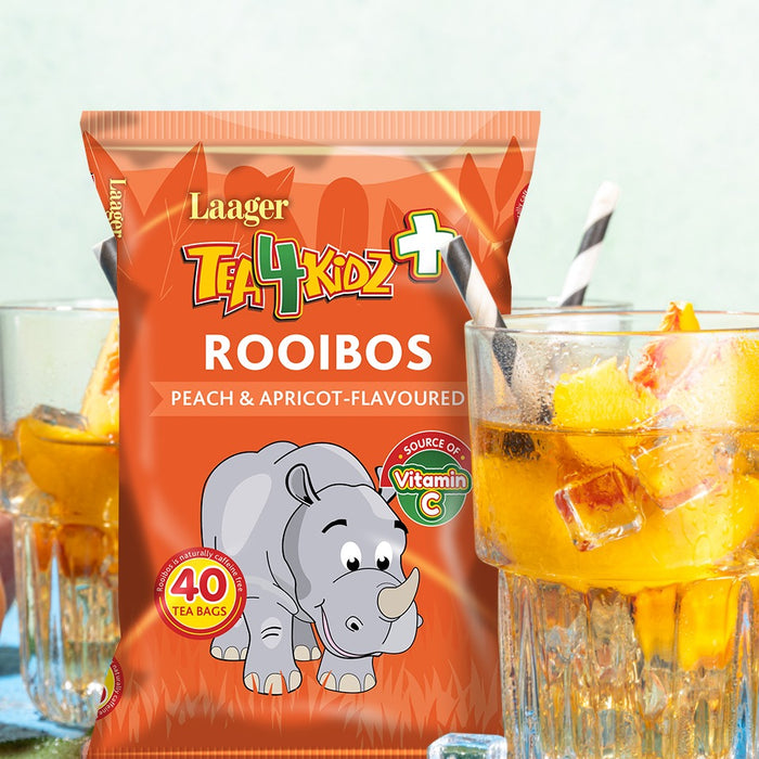 Laager - Tea4Kids Peach Apricot Flavoured Rooibos Tea Bag 40 Packs