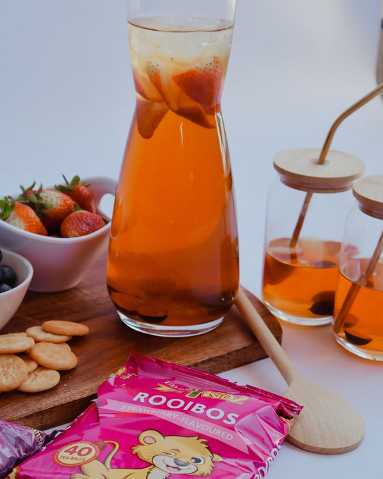 Laager - Tea4Kidz Strawberry Flavoured Rooibos Tagless Tea bags 40 Pack