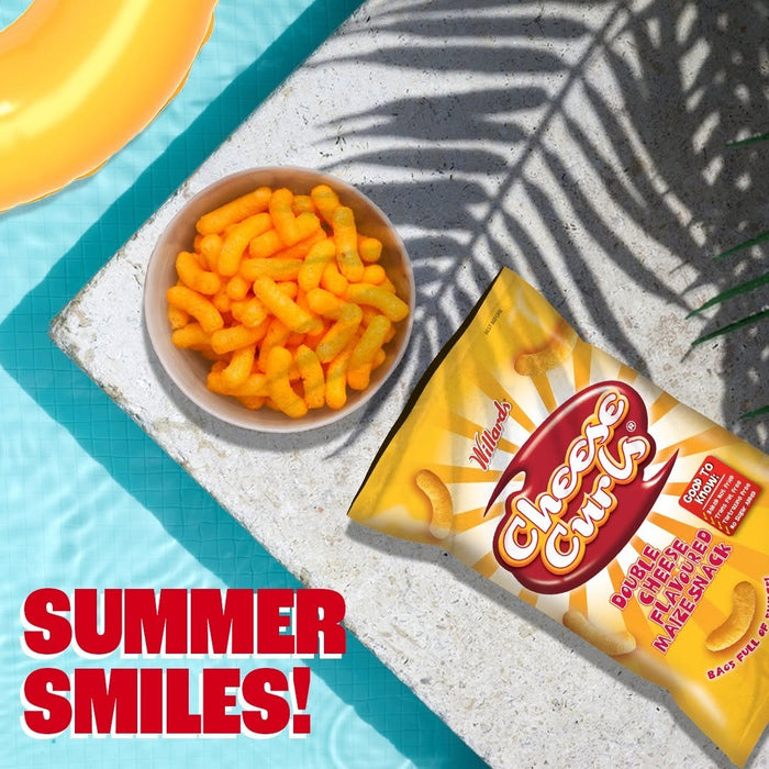 Willards - Cheese Curls Double Cheese Flavour Maize Snack 150g
