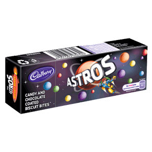 Cadbury - Astros Candy Schokoladenüberzogene Kekse 40g