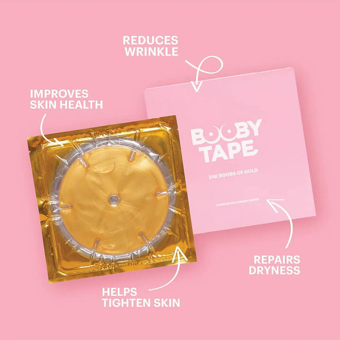 Booby Tape - 24K Gold Brustmaske 2 Paar 
