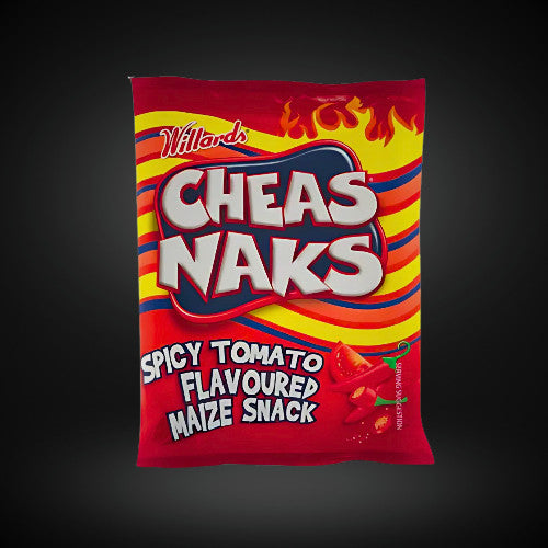 Willards - Cheasnaks Spicy Tomato Flavoured Maize Snack 135g