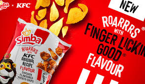 Simba - KFC Zinger Wings Kartoffelchips 120g Beutel