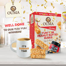 Ouma - YUM YUM Erdnussbutter-Zwieback in Scheiben 500g