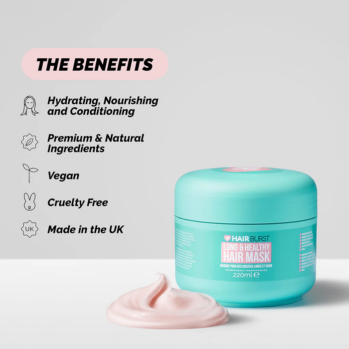 HairBurst - Hair Mask Long & Healthy 220ml Tub