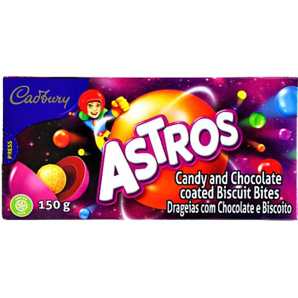 Cadbury - Astros Candy Schokoladenüberzogene Kekse 40g