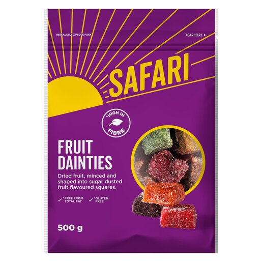 Safari - Mixed Dried Fruit Cubes Assorted 250g