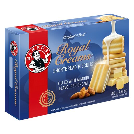 Bakers - Royal Creams Shortbread-Kekse 280 g
